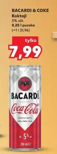Kaufland Bacardi & Coke Koktajl oferta