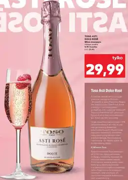 Kaufland Toso Asti DOCG Rosé Wino musujące oferta