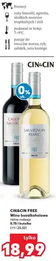 Kaufland CIN&CIN FREE Wino bezalkoholowe oferta