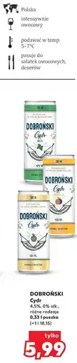 Kaufland DOBROŃSKI Cydr oferta