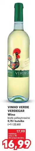 Kaufland VINHO VERDE VERDEGAR Wino białe półwytrawne oferta