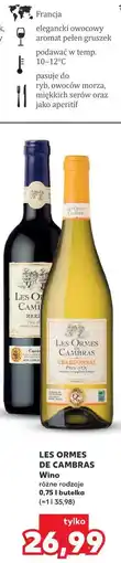 Kaufland LES ORMES DE CAMBRAS Wino oferta