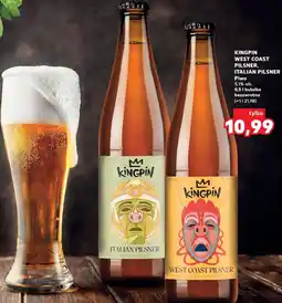 Kaufland KINGPIN WEST COAST PILSNER, ITALIAN PILSNER Piwo oferta