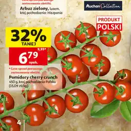 Auchan Pomidory cherry crunch oferta