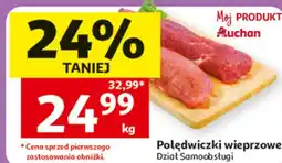 Auchan Polędwiczki wieprzowe Dział Samoobsługi Auchan oferta