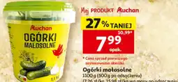 Auchan Ogórki małosolne oferta