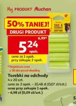 Auchan Torebki na odchody oferta