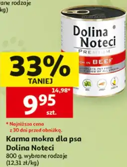 Auchan Karma mokra dla psa Dolina Noteci oferta