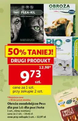 Auchan Obroża owadobójcza Pess dla psa lub dla psa i kota oferta