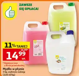 Auchan Mydło w płynie oferta