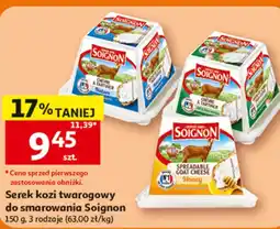 Auchan Serek kozi twarogowy do smarowania Soignon oferta