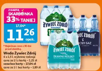Auchan Woda Żywiec Zdrój oferta