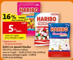 Auchan Żelki lub pianki Haribo oferta