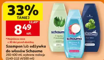 Auchan Szampon lub odżywka do włosów Schauma oferta