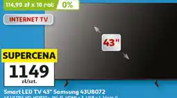 Auchan Smart LED TV 43 Samsung 43U8072 oferta