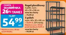 Auchan Regał plastikowy oferta