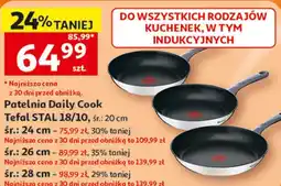 Auchan Patelnia Daily Cook Tefal STAL 18/10 oferta