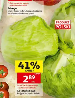 Auchan Sałata lodowa oferta