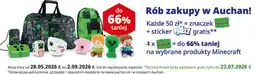Auchan Wybrane produkty Minecraft do 66% taniej oferta