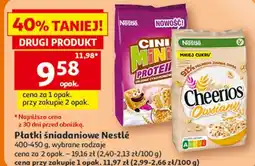 Auchan Płatki śniadaniowe Nestlé oferta