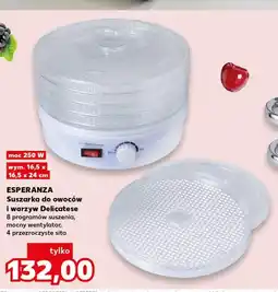 Kaufland ESPERANZA Suszarka do owoców i warzyw Delicatese oferta
