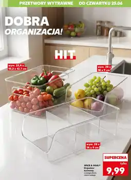 Kaufland SPICE & SOUL Organizer kuchenny z przegrodami, różne rodzaje oferta