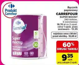 Carrefour Market Ręcznik papierowy Carrefour Super Mocny oferta