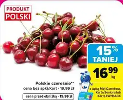 Carrefour Market Polskie czereśnie oferta