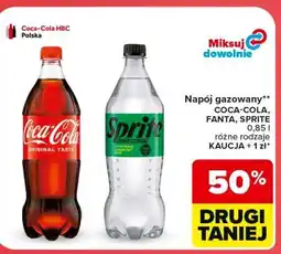 Carrefour Market Napój gazowany COCA-COLA, FANTA, SPRITE oferta