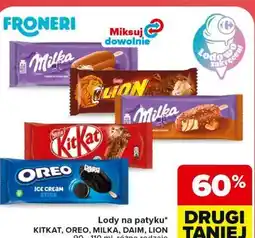 Carrefour Lody na patyku KITKAT, OREO, MILKA, DAIM, LION oferta