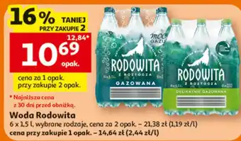 Auchan Woda Rodowita oferta