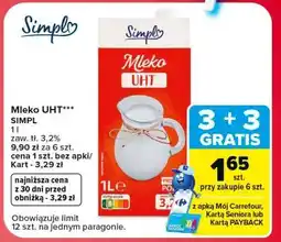 Carrefour Mleko UHT SIMPL oferta