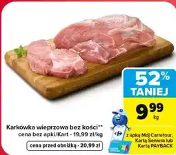Carrefour Karkówka wieprzowa bez kości oferta