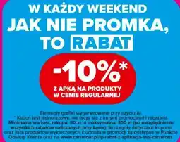 Carrefour Z apką na produkty w cenie regularnej -10% oferta