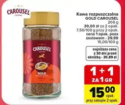 Carrefour Kawa rozpuszczalna GOLD CAROUSEL oferta