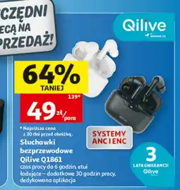 Auchan Słuchawki bluetooth Qilive oferta