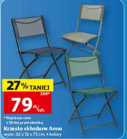 Auchan Krzesło składane Annas oferta