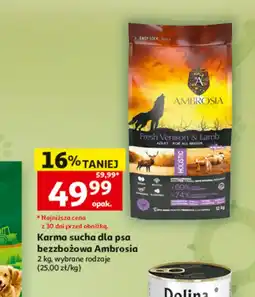 Auchan Karma dla psa Ambrosia oferta