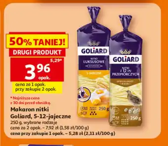 Auchan Makaron Goliard oferta