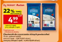 Auchan Chusteczki do czyszczenia Auchan oferta