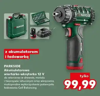 Kaufland Akumulatorowa wiertarko-wkrętarka Parkside oferta