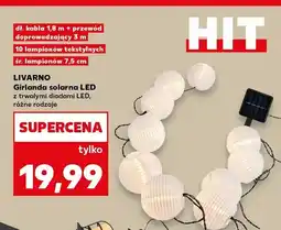 Kaufland Girlanda solarna LED Livarno oferta