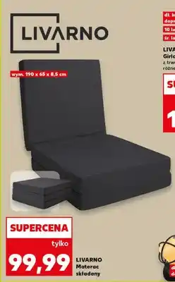 Kaufland Materac składany Livarno oferta