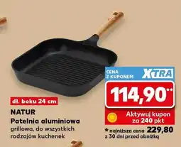 Kaufland Patelnia aluminiowa grillowa Gerlach Natur dł. boku 24 cm oferta