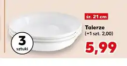 Kaufland Talerze śr. 21 cm 3-pak oferta