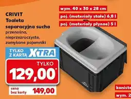 Kaufland Toaleta separacyjna sucha CRIVIT oferta