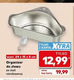 Kaufland Organizer do zlewu ze stali nierdzewnej oferta
