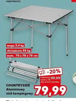 Kaufland Aluminiowy stół kempingowy Countryside oferta