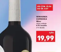 Kaufland Wino słodkie porzeczkowe Winiarnia Zamojska oferta
