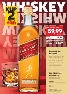 Kaufland Whisky Johnnie Walker Red Label oferta